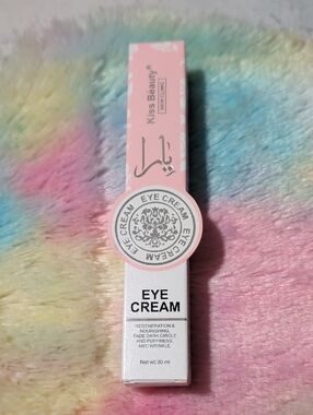 Pink & White Eye Cream — Hydrating Anti-Wrinkle Eye Treatment - Yara scented